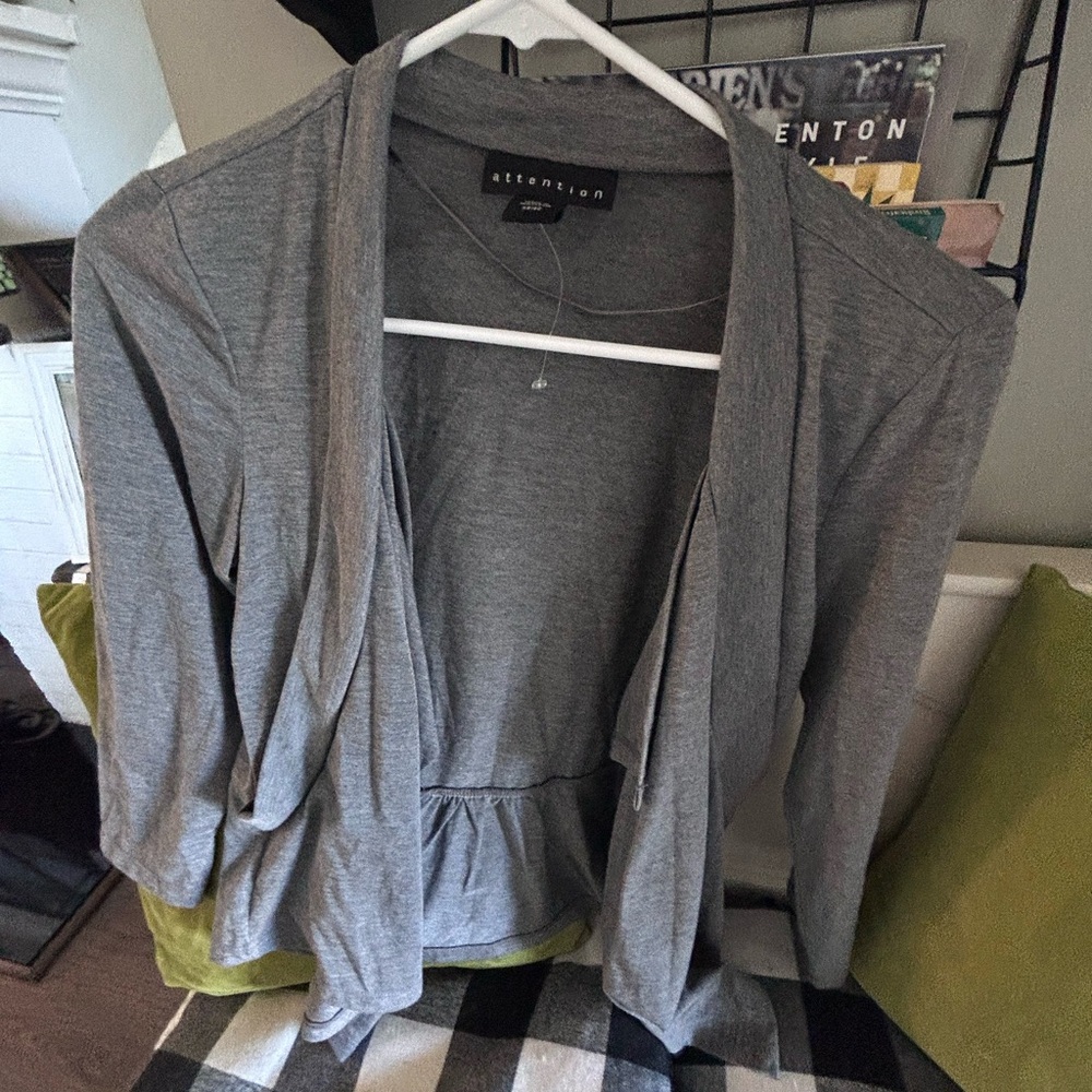 Attention Gray Women's Cardigan